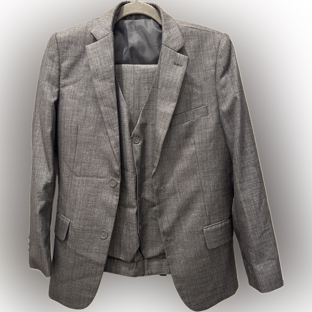 Size 16 Classic Charcoal Men's Suit Set